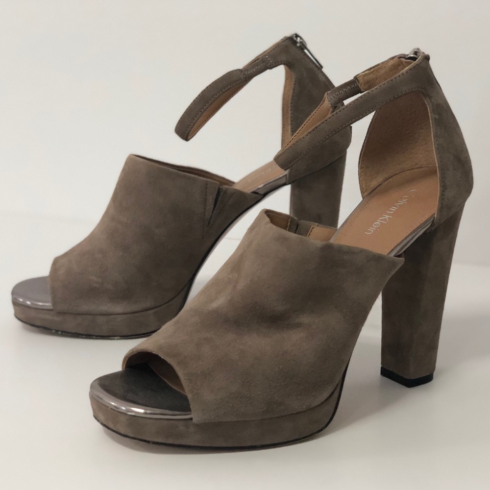 Calvin Klein platform sandals